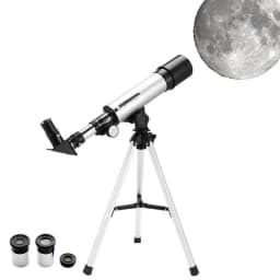 Kids Professional Long Range Astronomical Telescope, 18X 27X 60X 90X Monocular For Various Scene, With Finderscope