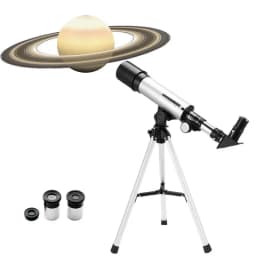 Kids Professional Long Range Astronomical Telescope, 18X 27X 60X 90X Monocular For Various Scene, With Finderscope