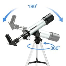Kids Professional Long Range Astronomical Telescope, 18X 27X 60X 90X Monocular For Various Scene, With Finderscope