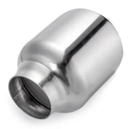 1/2/4pcs 63mm-101mm Universal Car Exhaust Muffler Pipe Dual Wall Exhaust Tips Exhaust Pipe Stainless Steel For BMW/Benz/Audi/VW