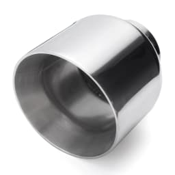 1/2/4pcs 63mm-101mm Universal Car Exhaust Muffler Pipe Dual Wall Exhaust Tips Exhaust Pipe Stainless Steel For BMW/Benz/Audi/VW