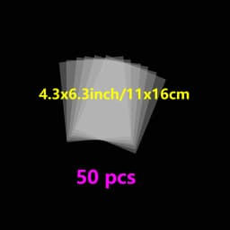 15-110pcs 0.125mm Thickness Heat Resistant Perfectly Clear Acetate Sheets For Hot Foiling Shaker Cards Making Bundle Deals