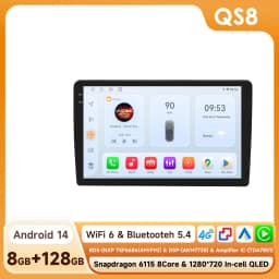 Hizpo Android Car Radio Stereo for Chevrolet Silverado GMC Sierra Impala Traverse Avalanche Yukon Acadia Savana GPS Multimedia