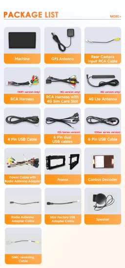 Hizpo Android Car Radio Stereo for Chevrolet Silverado GMC Sierra Impala Traverse Avalanche Yukon Acadia Savana GPS Multimedia