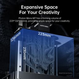 ANYCUBIC Photon Mono M7 Mono MSLA 3D Printer High Speed Resin Photocuring 14K 3D Printer 10'' LCD Printing Size 223*230*126mm