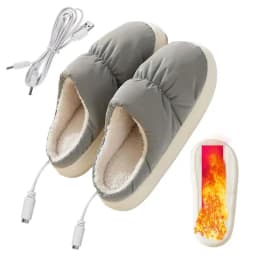 Electric Heating Boots Heated Foot Warmer Slippers USB Charger Electric Heating Shoes Warmer for Women Men