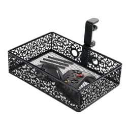 Under Desk Drawer Organizer Clamp-On Desk Side Storage 360 Degrees Rotary Desk Side Storage Pen Drawers Table Management Tray