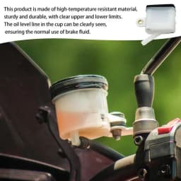 Brake Fluid Reservoir Tank Universal Motorcycle Rear Brake Clutch Tank Reservoir Cup Lightweight And Heat Resistant Rear Brake