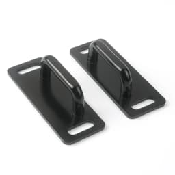For LEER Tonneau cover 700 and 550 series pair of black C striker plates # 80351