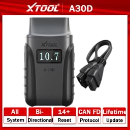 XTOOL Anyscan A30D OBD2 Car Scanner Bi-directional Control Full System Diagnostic Tool Voltage Display 19 Resets Lifetime Update