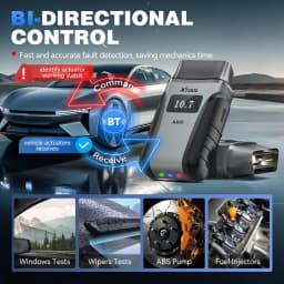 XTOOL Anyscan A30D OBD2 Car Scanner Bi-directional Control Full System Diagnostic Tool Voltage Display 19 Resets Lifetime Update