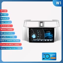 Hizpo 9inch Android Car radio For Toyota 4Runner 2009-2019 4 Runner Multimedia Video Player GPS Navi Stereo 4G WIFI Carplay 2din