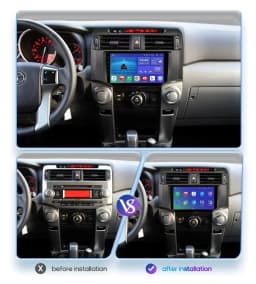 Hizpo 9inch Android Car radio For Toyota 4Runner 2009-2019 4 Runner Multimedia Video Player GPS Navi Stereo 4G WIFI Carplay 2din