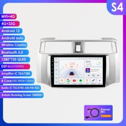 Hizpo 9inch Android Car radio For Toyota 4Runner 2009-2019 4 Runner Multimedia Video Player GPS Navi Stereo 4G WIFI Carplay 2din