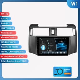Hizpo 9inch Android Car radio For Toyota 4Runner 2009-2019 4 Runner Multimedia Video Player GPS Navi Stereo 4G WIFI Carplay 2din