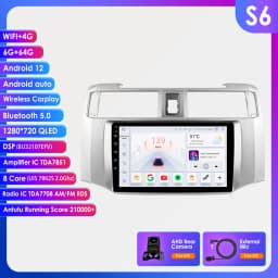 Hizpo 9inch Android Car radio For Toyota 4Runner 2009-2019 4 Runner Multimedia Video Player GPS Navi Stereo 4G WIFI Carplay 2din