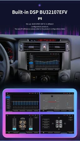 Hizpo 9inch Android Car radio For Toyota 4Runner 2009-2019 4 Runner Multimedia Video Player GPS Navi Stereo 4G WIFI Carplay 2din
