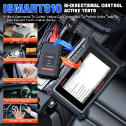 VIDENT ISmart810 Car Diagnostic Tool Topology Map Scanner Bidirectional Scan Tool ECU Coding Key Programming 40 Resets