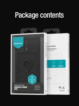 NILLKIN for iPhone 15 Pro Max Case for iPhone 15 Pro Case with Ring stand Case Camera Protection Slide cover
