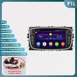 Android 12 Car Radio For ford mondeo/Focus/S-Max/GalaxyC-Max Car Radio Multimedia Video Player Navigation GPS Carplay 7862