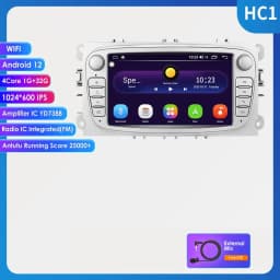 Android 12 Car Radio For ford mondeo/Focus/S-Max/GalaxyC-Max Car Radio Multimedia Video Player Navigation GPS Carplay 7862