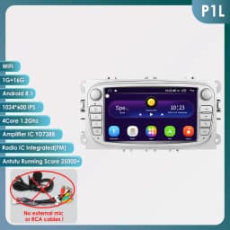 Android 12 Car Radio For ford mondeo/Focus/S-Max/GalaxyC-Max Car Radio Multimedia Video Player Navigation GPS Carplay 7862