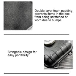 Magnetic Key Holder Waterproof Key Holder Waterproof Undercar Keybox Outdoor Magnetic Key Box Sturdy Portable Key Organizer For