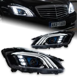 Car Lights for W221 2006-2013 S Class LED Auto Headlight Assembly Upgrade W222 Maybach Style Design Signal Lamp Accessories