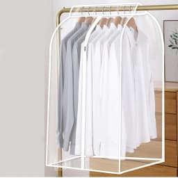 Clothes Dust Cover Fabric Case Suit Cover For Home Household Hanging-Type Coat Suit Protect Storage Bag Wardrobe Hanger