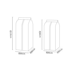 Clothes Dust Cover Fabric Case Suit Cover For Home Household Hanging-Type Coat Suit Protect Storage Bag Wardrobe Hanger