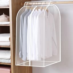 Clothes Dust Cover Fabric Case Suit Cover For Home Household Hanging-Type Coat Suit Protect Storage Bag Wardrobe Hanger