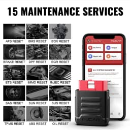 MUCAR BT200 BT200 PRO Car Scan Tool OBD2 Diagnostic Tool Full System Diagnosis Scanner For All Car 15 Reset Code Reader