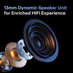 Wavefun Star 2 Wireless Earbuds with 4-Mic ENC for Pro Clear Calls Bluetooth Headphones with 13mm Driver for Deep Bass LED Digit