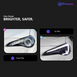 AKD Head Lamp for Subaru BRZ LED Headlight 2012-2021 Headlights FT86 GT86 DRL Turn Signal High Beam Angel Eye Projector Lens