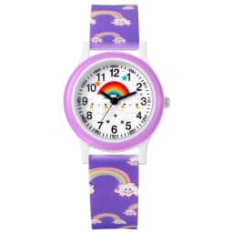 LANCARDO Rainbow Silicone Jelly Watch Sport Digital Dial Analog Quartz Teen Boys Girls Students School Graduation Gift