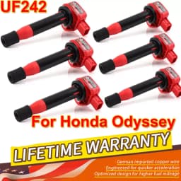 Carbole Ignition Coil Set of 6 For 1999-2010 Honda Odyssey Acura V6 3.0/3.2/3.5L UF242