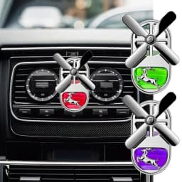 Car Perfume Vent Clip Fan Design Car Scent Diffuser Odor Eliminator Automotive Air Fresheners Car Aromatherapy For Men And Women