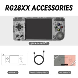 Anbernic RG28XX Retro Handheld Game Console 2.83-inch IPS Screen 640*480 Linux OS Built-in 3100mAH Battery HD-TV Out
