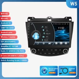 6G 128G Android 13 Autoradio For Honda ACCORD 7 2003-2007 multimedia Video player GPS navi Carplay 4G car intelligent system SWC