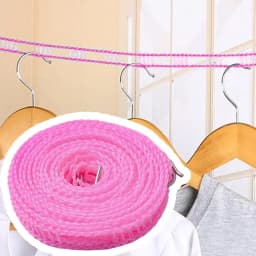 Travel Clothesline 16ft RV Non Slip Windproof Clothesline For Campers Travel Laundry Rope For Drying Clothes In Hotel For Home