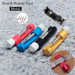 Metal Watch Repair Tool Strap Link Pin Remover for Watchmakers with Pack of 3 Extra Pins Mini Watchband Tools Remover Adjust