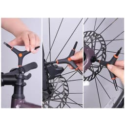 Hex Key Allen Wrench Set Y Shape Steel Triple Head Hexagon Wrench Non-Slip Grip Multifunctional Hex Tools Ergonomic Portable