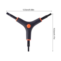 Hex Key Allen Wrench Set Y Shape Steel Triple Head Hexagon Wrench Non-Slip Grip Multifunctional Hex Tools Ergonomic Portable