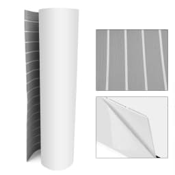 240cm×90cm EVA Foam Teak Floor Mat for Boat Decks RV Yachts Self-Adhesive Pad Water-proof Non-slip Cuttable Mat