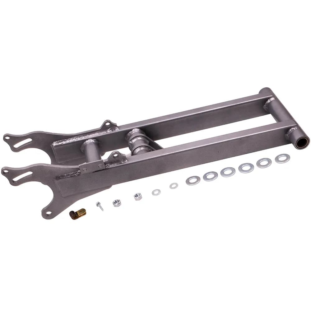 4" Silver With Skid Plates Bracket Extended for Yamaha Banshee YFZ350 Swingarm New