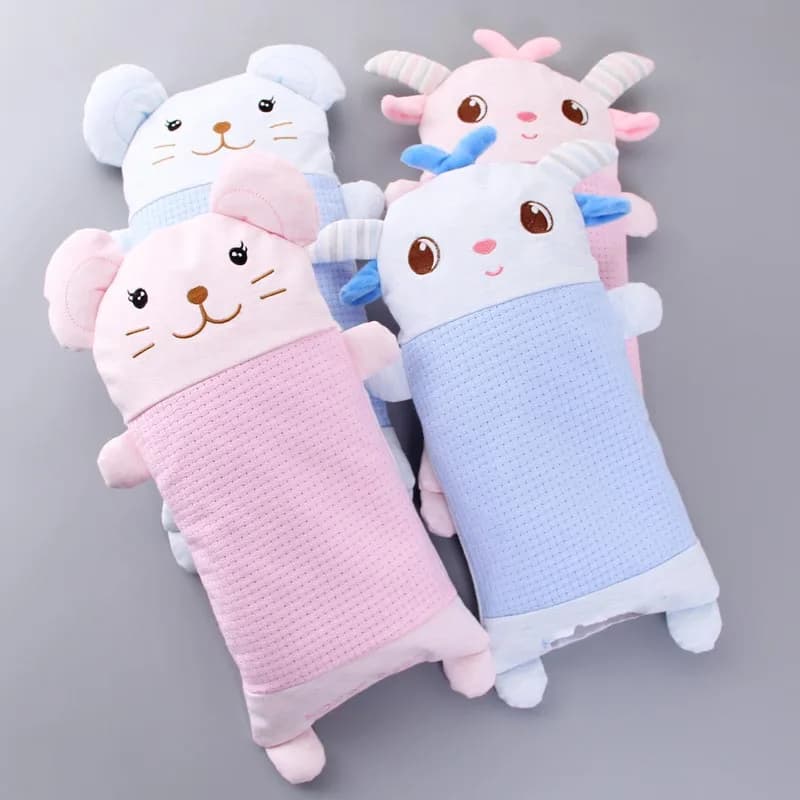 Baby Muppet Pillow Soft baby pillow Comfortable Cotton newborn pillow Baby sleep headrest Breathable baby pillow Mom's Love