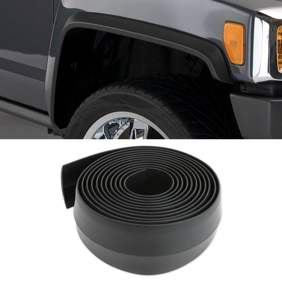 3.2m For Jeep Wrangler Compass Patriot Car Wheel Eyebrow Arch Extension Protector Fender Flares Moulding Trim Strip