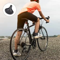 Retro Bike Seat Vintage Saddle Seat for Bicycles Highly Reboud Bicycle Saddles with Shock Absorption for Folding Bikes Mountain