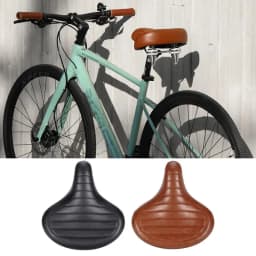 Retro Bike Seat Vintage Saddle Seat for Bicycles Highly Reboud Bicycle Saddles with Shock Absorption for Folding Bikes Mountain