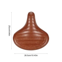 Retro Bike Seat Vintage Saddle Seat for Bicycles Highly Reboud Bicycle Saddles with Shock Absorption for Folding Bikes Mountain